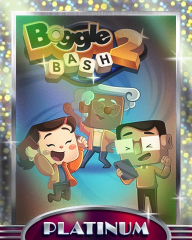 Boggle Buds Platinum Badge - Boggle Bash 2 Boggle Buds Platinum Badge - Boggle Bash 2
