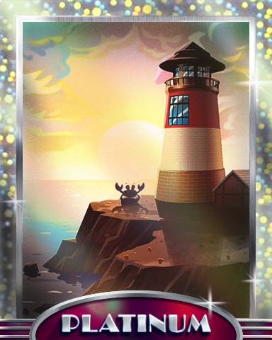 Sunset At The Cove Platinum Badge - Crossword Cove HD Sunset At The Cove Platinum Badge - Crossword Cove HD