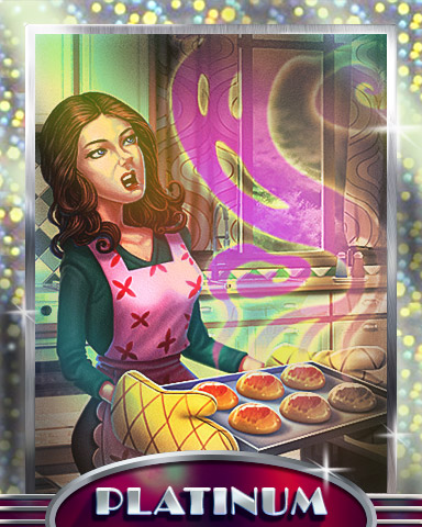 Lingering Spirits Platinum Badge - Claire Hart Classic Lingering Spirits Platinum Badge - Claire Hart Classic