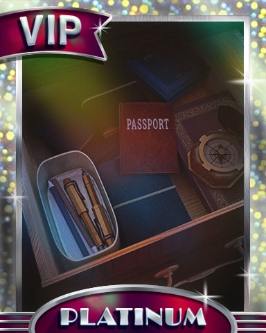 Passport Clue Platinum Badge - Claire Hart Classic Passport Clue Platinum Badge - Claire Hart Classic