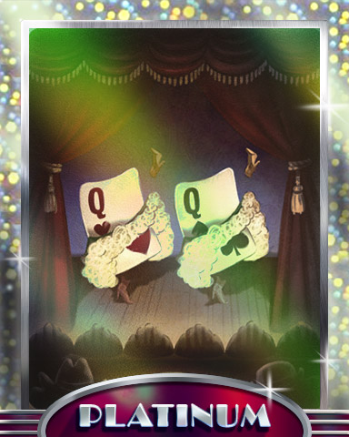 Queens Of The Stage Platinum Badge - Double Deuce Poker HD Queens Of The Stage Platinum Badge - Double Deuce Poker HD