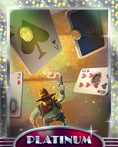 Card Targets Platinum Badge - Double Deuce Poker HD Card Targets Platinum Badge - Double Deuce Poker HD