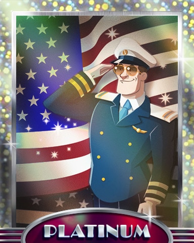 First Class Salute Platinum Badge - First Class Solitaire HD First Class Salute Platinum Badge - First Class Solitaire HD
