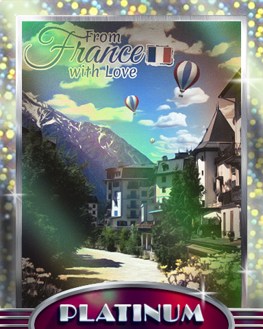 Mountain Village Platinum Badge - From France With Love Mountain Village Platinum Badge - From France With Love