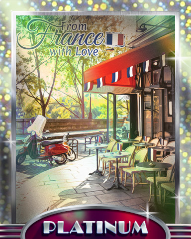 Paris Café Platinum Badge - From France With Love Paris Café Platinum Badge - From France With Love