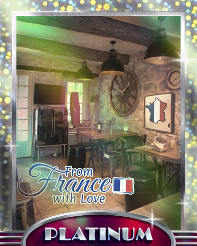 French Bistro Platinum Badge - From France With Love French Bistro Platinum Badge - From France With Love