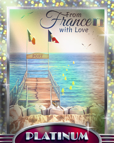 Beach Life Platinum Badge - From France With Love Beach Life Platinum Badge - From France With Love