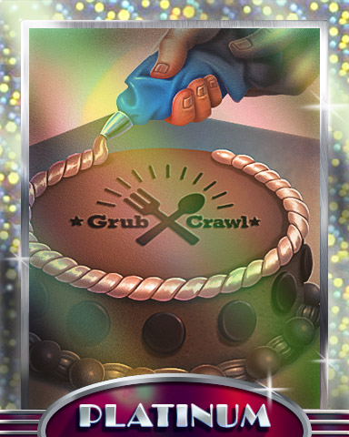 Right Ingredients Platinum Badge - Grub Crawl Right Ingredients Platinum Badge - Grub Crawl