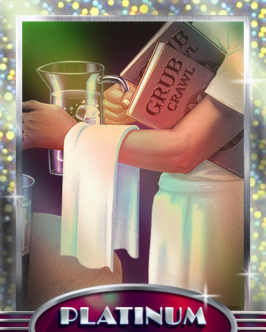 A La Carte Platinum Badge - Grub Crawl A La Carte Platinum Badge - Grub Crawl
