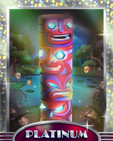 Jeweled Totem Platinum Badge - Jewel Academy Jeweled Totem Platinum Badge - Jewel Academy
