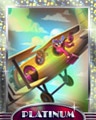 Flashback Platinum Badge - Jet Set Solitaire Flashback Platinum Badge - Jet Set Solitaire