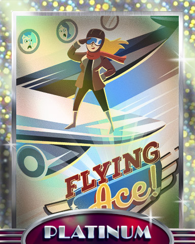 Just Wingin' It Platinum Badge - Jet Set Solitaire Just Wingin' It Platinum Badge - Jet Set Solitaire