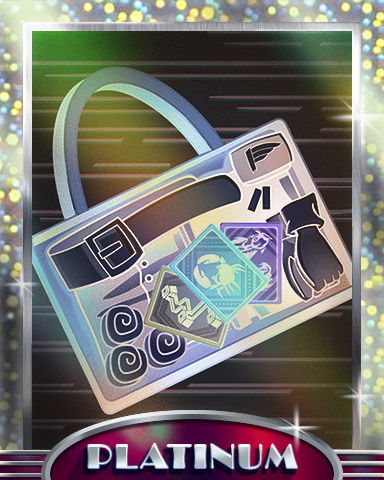 Proper Packing Platinum Badge - Jet Set Solitaire Proper Packing Platinum Badge - Jet Set Solitaire