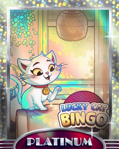 Lucky Cat Haven Platinum Badge - Lucky Cat Bingo Lucky Cat Haven Platinum Badge - Lucky Cat Bingo