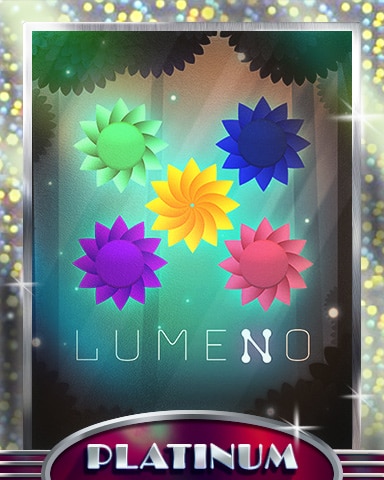 Luminous Flowers Platinum Badge - Lumeno Luminous Flowers Platinum Badge - Lumeno