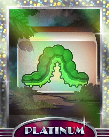 Crawling Caterpillar Platinum Badge - Mahjong Safari HD Crawling Caterpillar Platinum Badge - Mahjong Safari HD