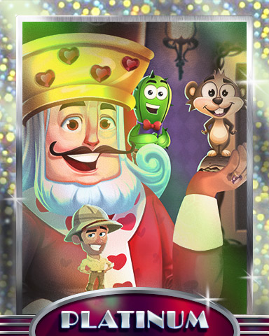 The King's Buddies Platinum Badge - Pogo Addiction Solitaire HD The King's Buddies Platinum Badge - Pogo Addiction Solitaire HD