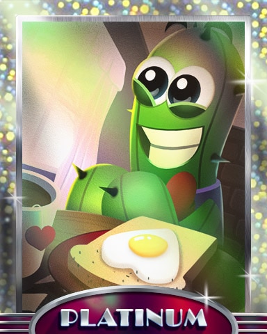 Lovely Breakfast Platinum Badge - Poppit! Bingo Lovely Breakfast Platinum Badge - Poppit! Bingo
