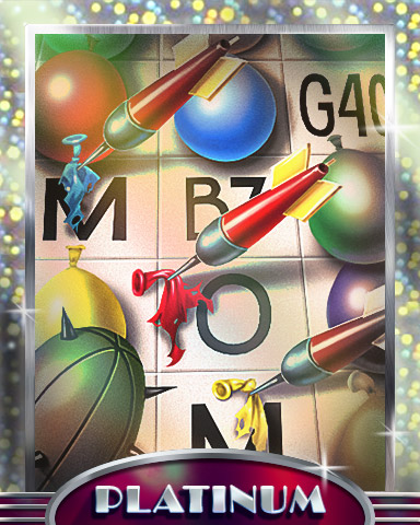 Big Reveal Platinum Badge - Poppit! Bingo Big Reveal Platinum Badge - Poppit! Bingo