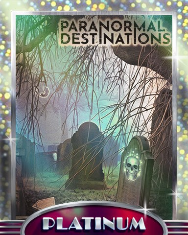 Ghostly Graveyard Platinum Badge - Paranormal Destinations Ghostly Graveyard Platinum Badge - Paranormal Destinations