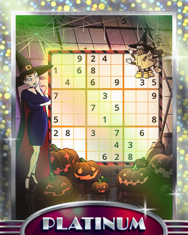 Scary Numbers Platinum Badge - Pogo Daily Sudoku Scary Numbers Platinum Badge - Pogo Daily Sudoku