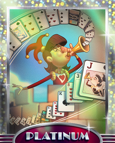 Joyful Joker Platinum Badge - Payday Freecell HD Joyful Joker Platinum Badge - Payday Freecell HD