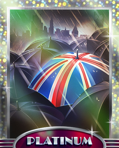 London Showers Platinum Badge - Postcards From Britain London Showers Platinum Badge - Postcards From Britain