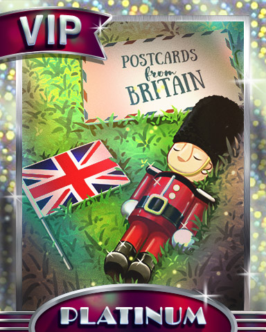 Royal Souvenirs Platinum Badge - Postcards From Britain Royal Souvenirs Platinum Badge - Postcards From Britain