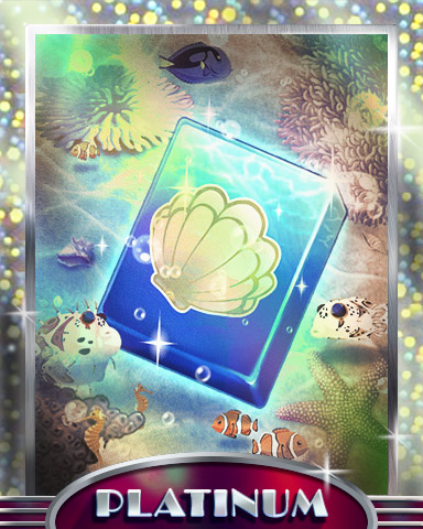 Shimmering Shell Platinum Badge - Quinn's Aquarium Shimmering Shell Platinum Badge - Quinn's Aquarium