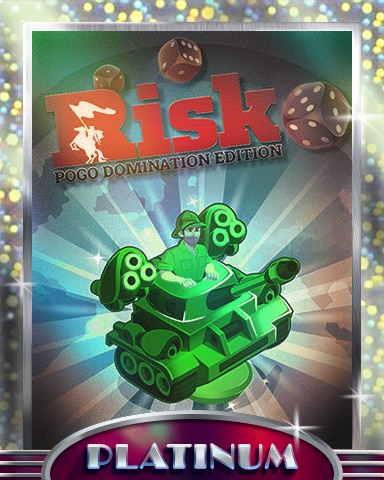 Big Green Tank Platinum Badge - RISK: Pogo Domination Big Green Tank Platinum Badge - RISK: Pogo Domination
