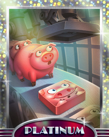 Stackin Bacon Platinum Badge - Stack'em HD Stackin Bacon Platinum Badge - Stack'em HD