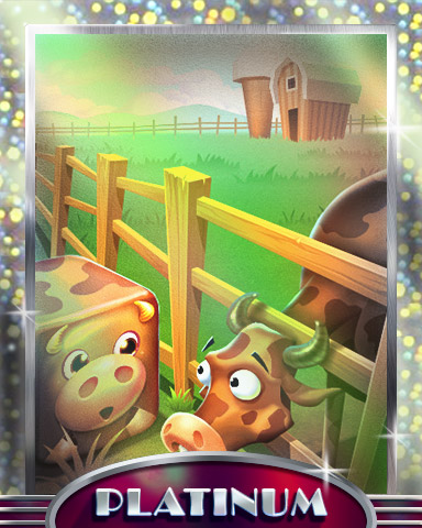 Brown Cow Platinum Badge - Stack'em HD Brown Cow Platinum Badge - Stack'em HD