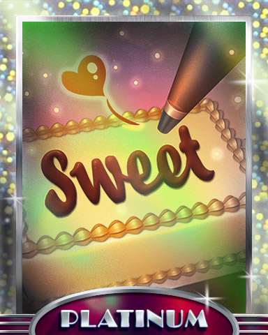 Sweetest Words Platinum Badge - SCRABBLE Sweetest Words Platinum Badge - SCRABBLE
