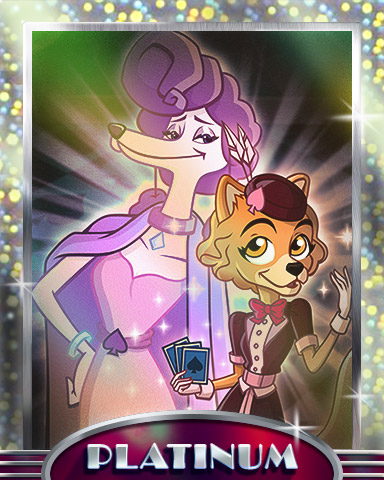 Fifi And Biscuit Platinum Badge - Spades HD Fifi And Biscuit Platinum Badge - Spades HD