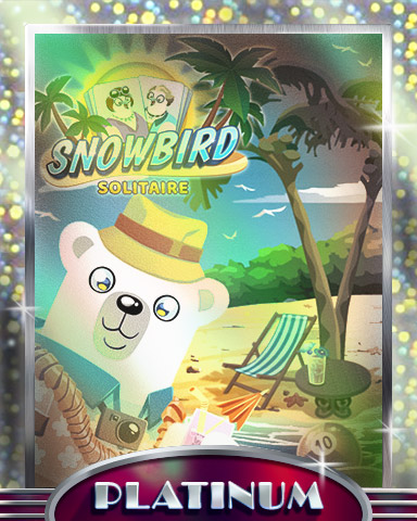 Bearnard's Break Platinum Badge - Snowbird Solitaire Bearnard's Break Platinum Badge - Snowbird Solitaire