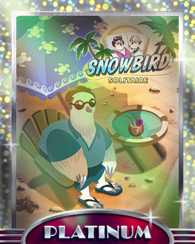 Tannin' Ptarmigan Platinum Badge - Snowbird Solitaire Tannin' Ptarmigan Platinum Badge - Snowbird Solitaire