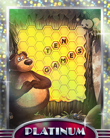 A Ten Spot Platinum Badge - Tumble Bees HD A Ten Spot Platinum Badge - Tumble Bees HD