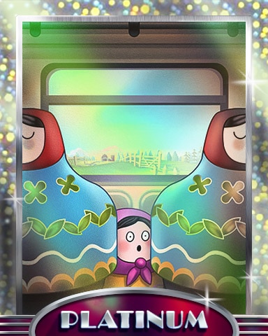 Crowded Train Platinum Badge - Trizzle Crowded Train Platinum Badge - Trizzle