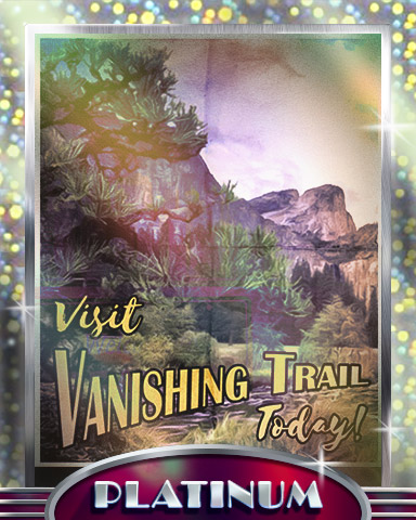 Yosemite Trail Platinum Badge - Vanishing Trail Yosemite Trail Platinum Badge - Vanishing Trail