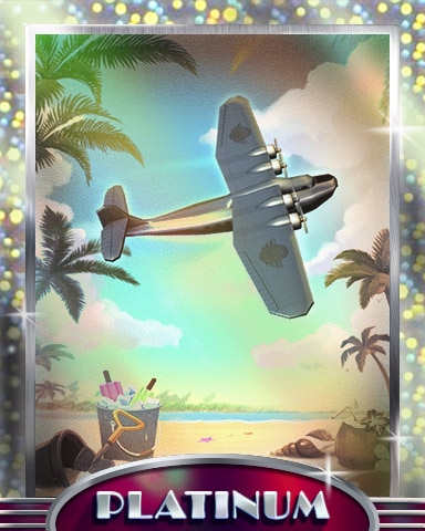 Beach Flyover Platinum Badge - World Class Solitaire HD Beach Flyover Platinum Badge - World Class Solitaire HD