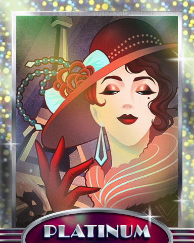 Stylish Queen Platinum Badge - World Class Solitaire HD Stylish Queen Platinum Badge - World Class Solitaire HD