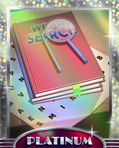 Wise Word Searcher Platinum Badge - Word Search Daily HD Wise Word Searcher Platinum Badge - Word Search Daily HD