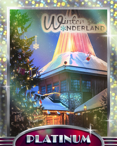 Lantern-Lit Platinum Badge - Winter Wonderland Lantern-Lit Platinum Badge - Winter Wonderland