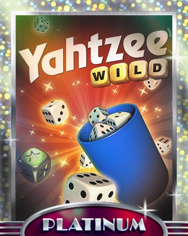 Cup O' Dice Platinum Badge - Yahtzee! Wild Cup O' Dice Platinum Badge - Yahtzee! Wild