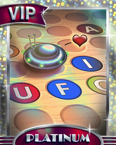 Unidentified Flying Chip Badge - A Way With Words Unidentified Flying Chip Badge - A Way With Words