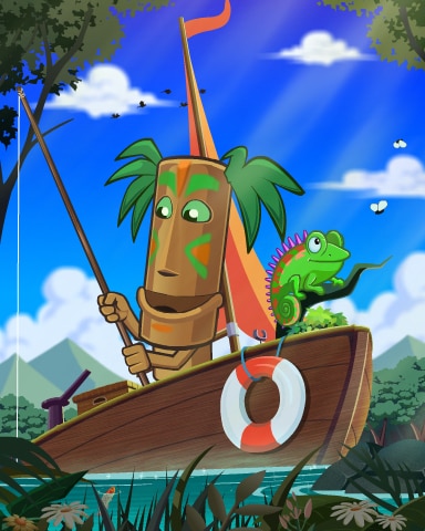 Chameleon Catcher Badge - Jungle Gin HD Chameleon Catcher Badge - Jungle Gin HD