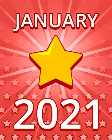 All Stars January 2021 Badge - Pogo Daily Sudoku All Stars January 2021 Badge - Pogo Daily Sudoku