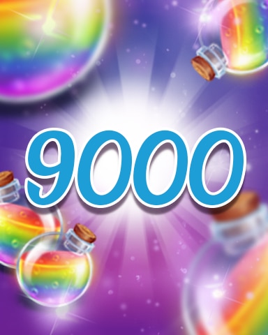 Power-Ups 9000 Badge - Jewel Academy Power-Ups 9000 Badge - Jewel Academy