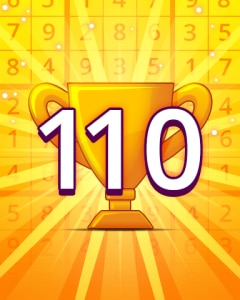 Rank 110 Badge - Pogo™ Daily Sudoku Rank 110 Badge - Pogo™ Daily Sudoku