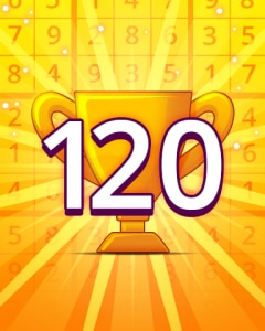 Rank 120 Badge - Pogo&trade; Daily Sudoku